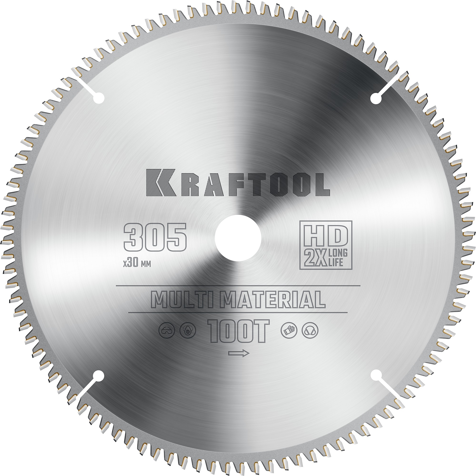 KRAFTOOL Multi Material 305х30мм 100Т, диск пильный