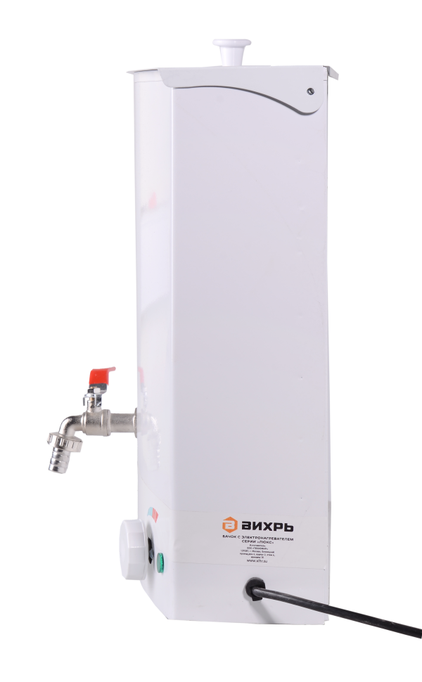 Бачок с электронагревателем Вихрь, цвет белый