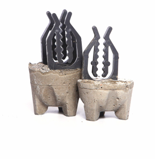 Бетонный фиксатор Табурет 30 (с клипсой)