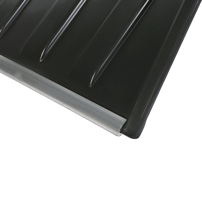 Лопата снегоуборочная 41х45 см, морозостойкий пластик, алюминевый черенок Sturm!