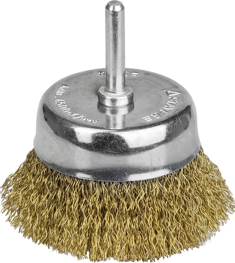 STAYER 50 мм, витая латунированная стальная проволока, 0.3 мм, Щетка чашечная, PROFESSIONAL (35117-050)