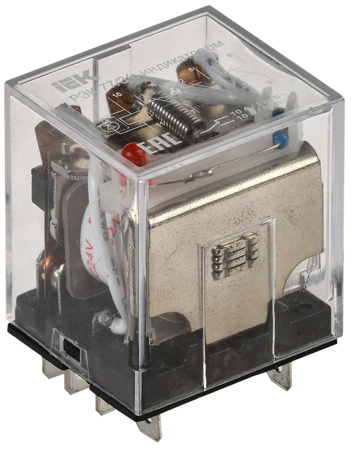 Реле РЭК77/3(LY3) с индикацией 10А 24В DC IEK