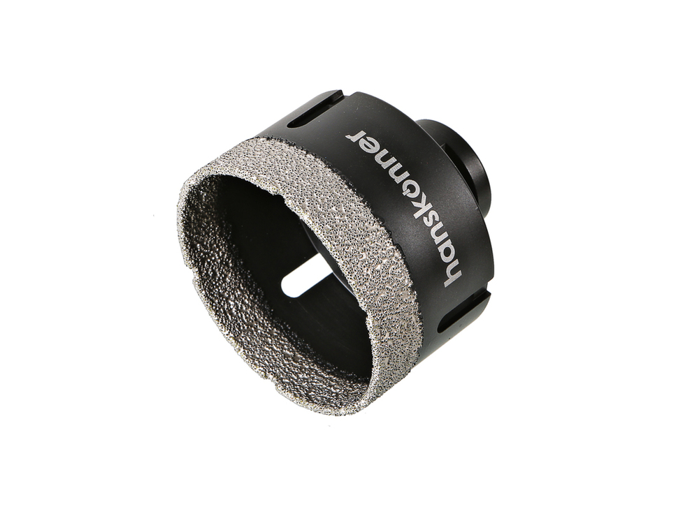 Коронка алмазная для УШМ, tilepro, 68 мм, вакуумн. Спекание алмазов, Hanskonner