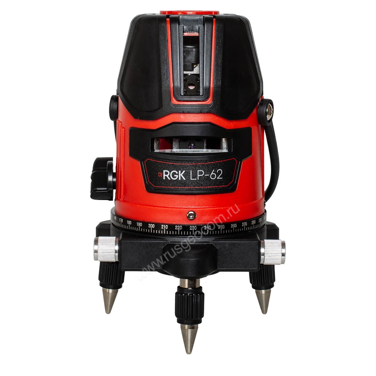 Комплект: лазерный уровень RGK LP-62 с калибровкой + штатив RGK LET-170