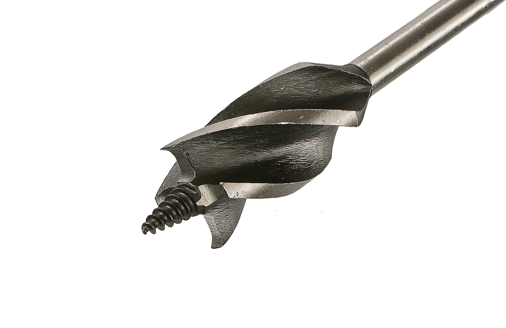 Cверло по дереву X тип, 4 резца, D=25мм, L=165мм, 6гр. Хв., блистер, Sturm!