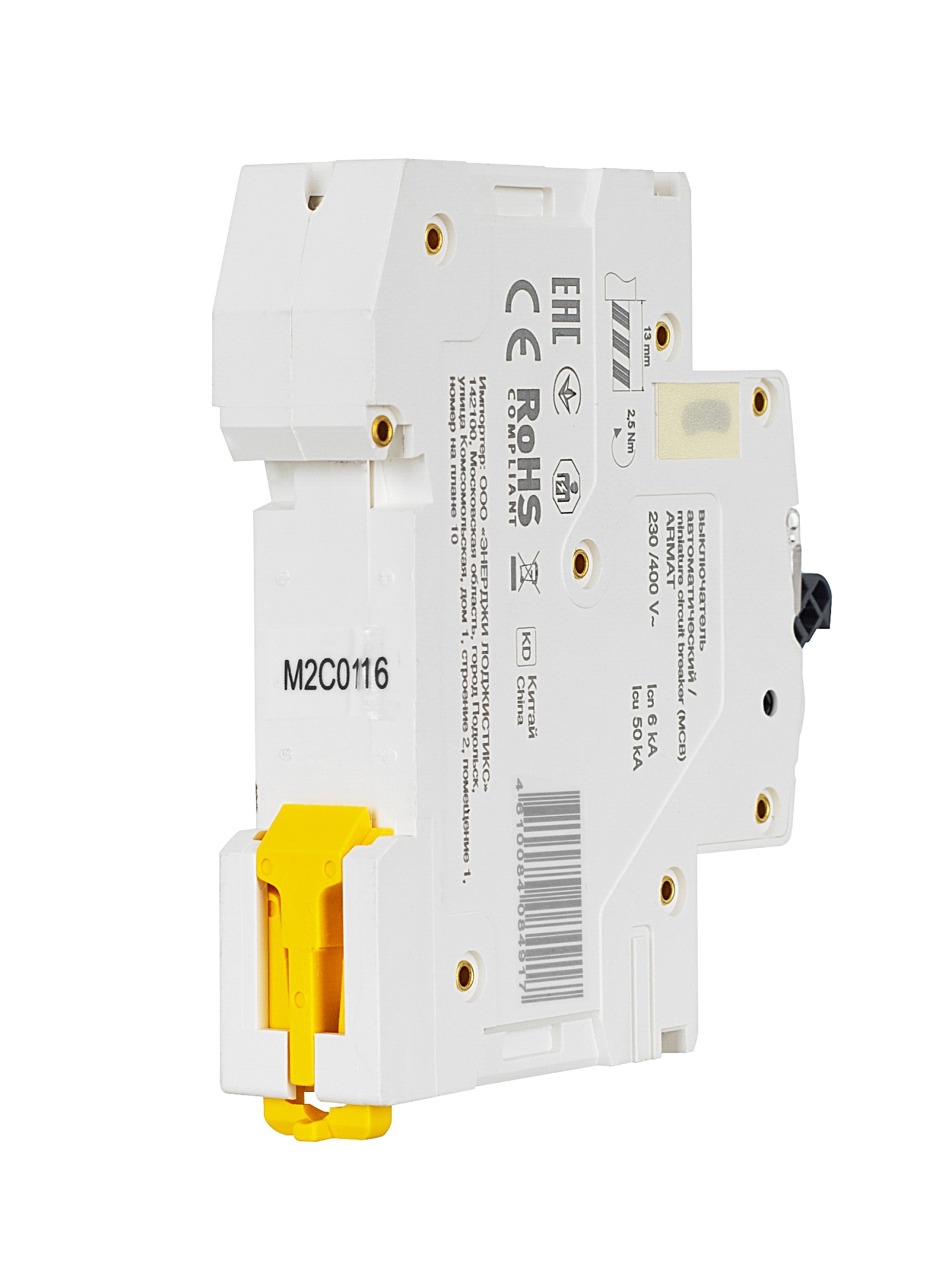 ARMAT Автоматический выключатель M06N 1P C 1А IEK