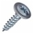 Саморез с прессшайбой 4.2x57 острый оцинк.